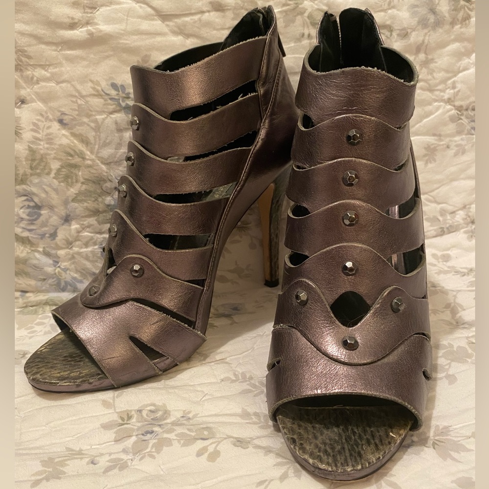 White House Black Market Chandler Caged Heels